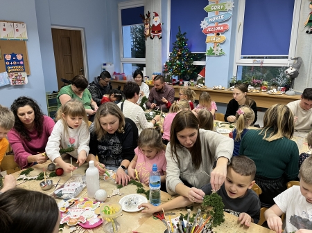 Świąteczne warsztaty z rodzicami.